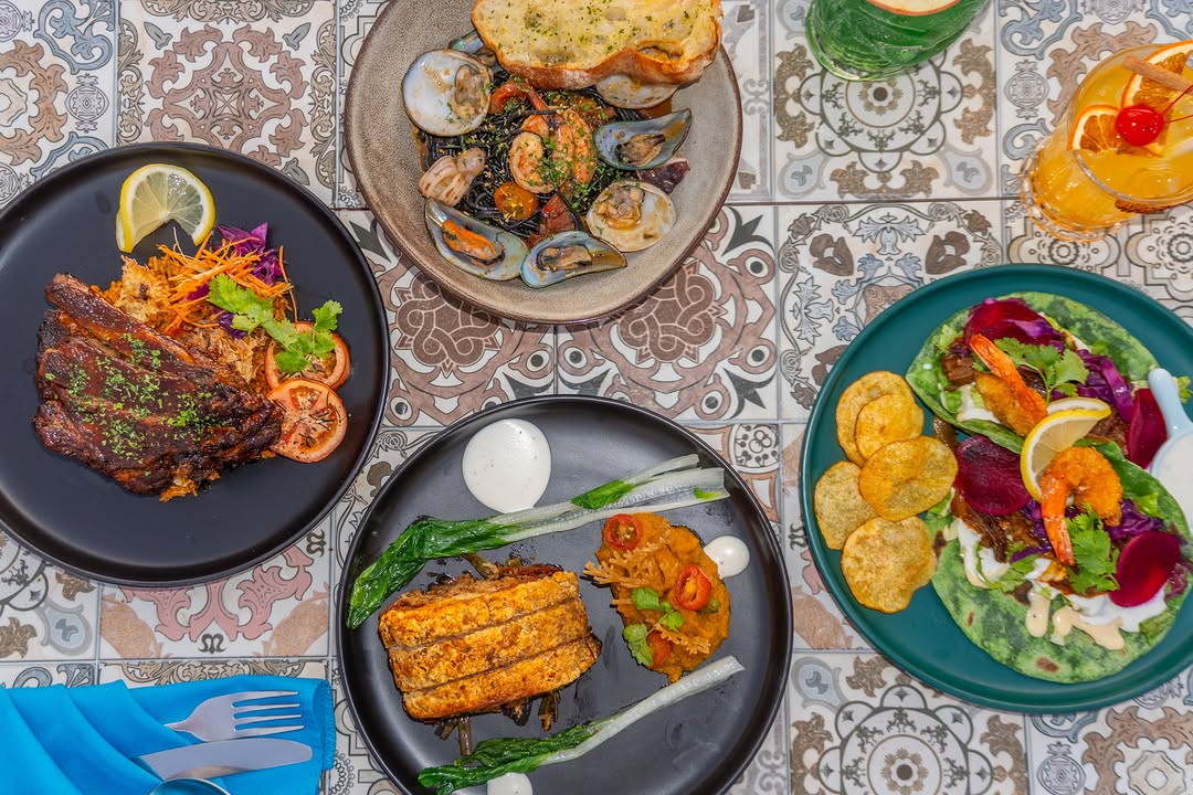 Salsa table spread